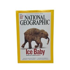 National Geographic Magazine May 2009 The New Artic Ocean Poster, Frozen Mammoth